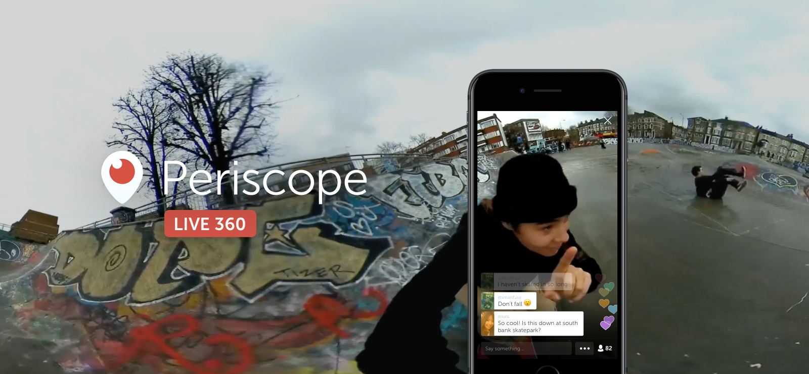 Periscope360 video live a 360 gradi
