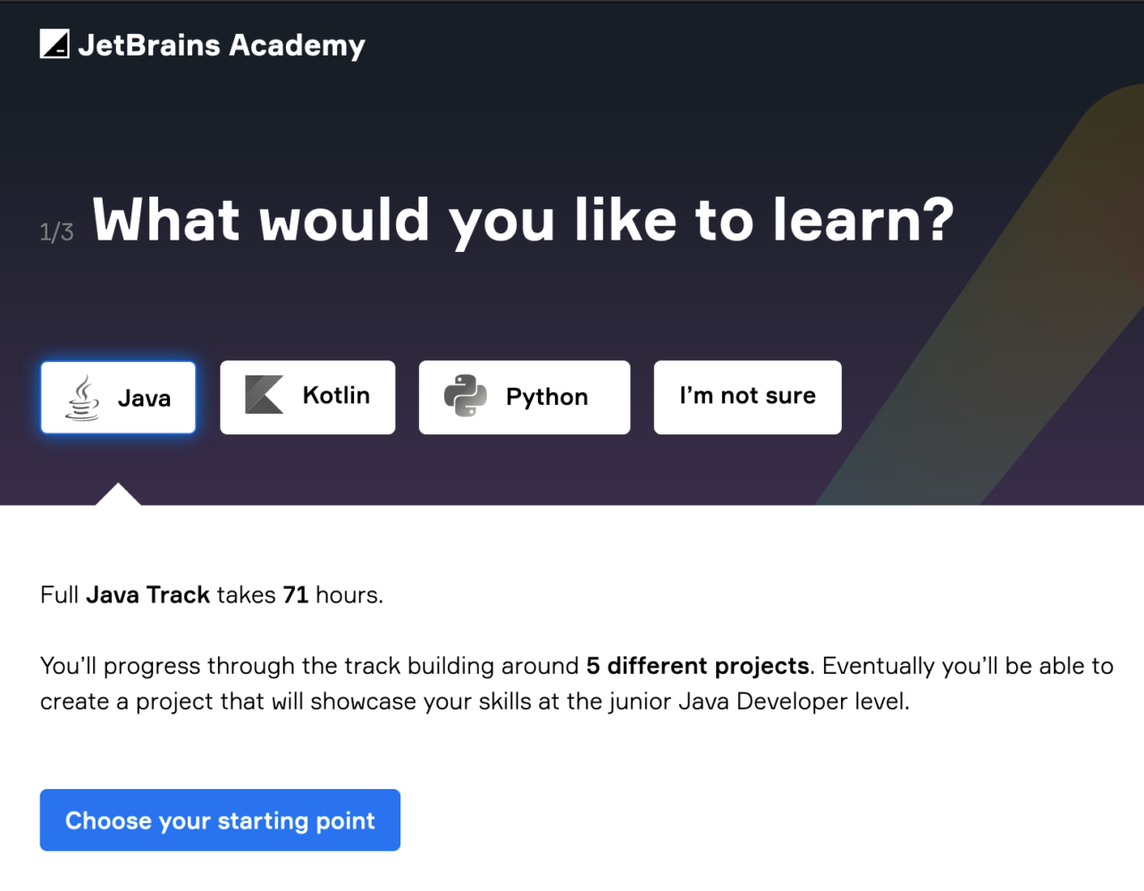 download jetbrains academy python