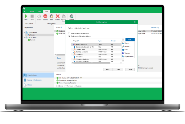 veeam backup microsoft 365