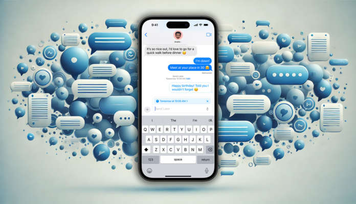 iOS 18 Messaggi